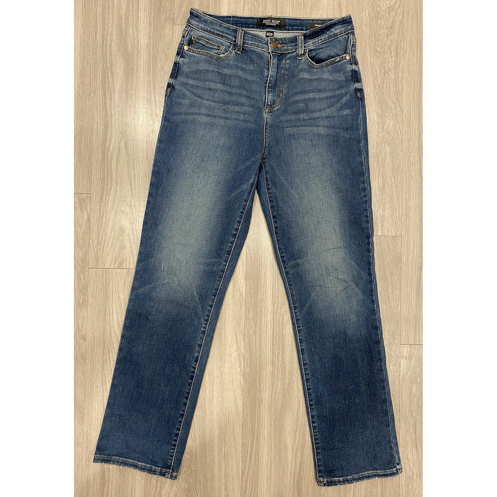 Judy Blue Jeans Womens 9/29 Blue Denim Straight Fit Stretch 29x30